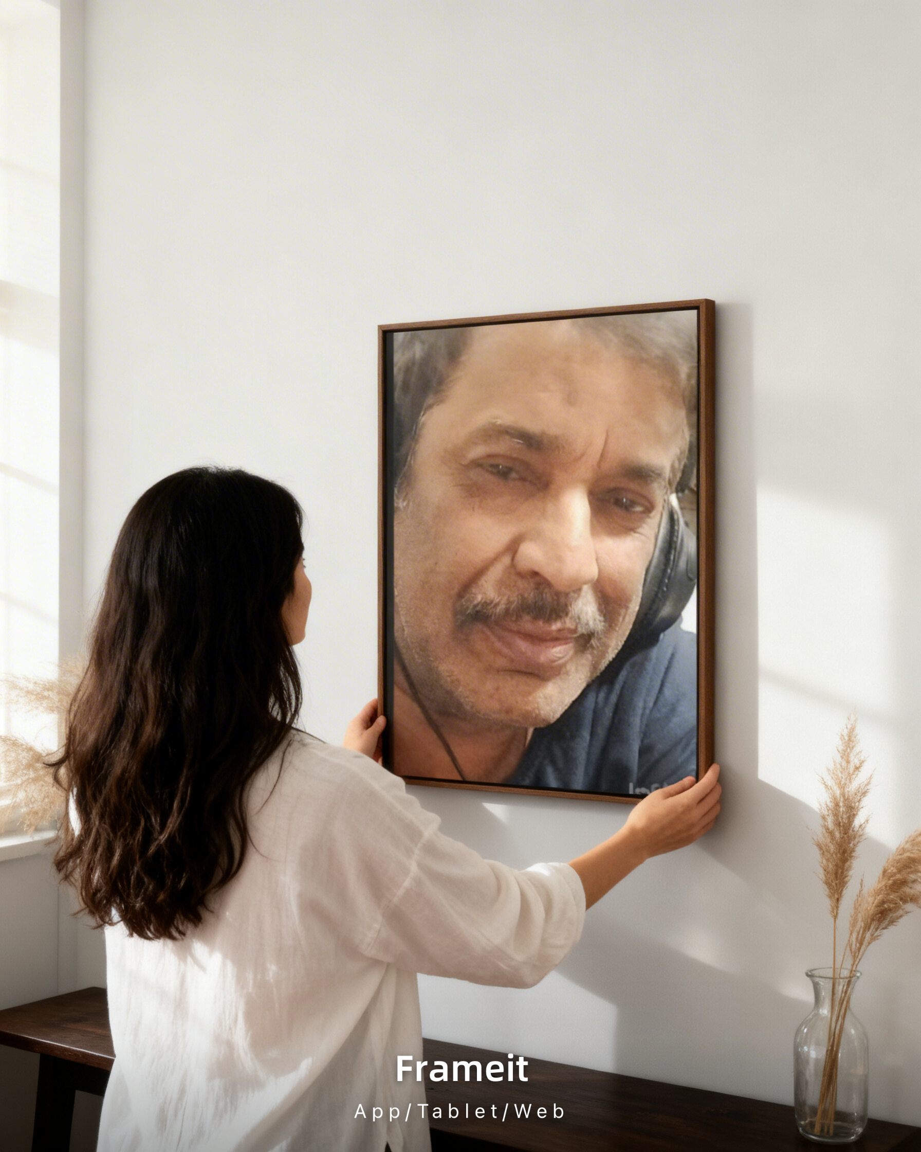 Wall frames profile photo