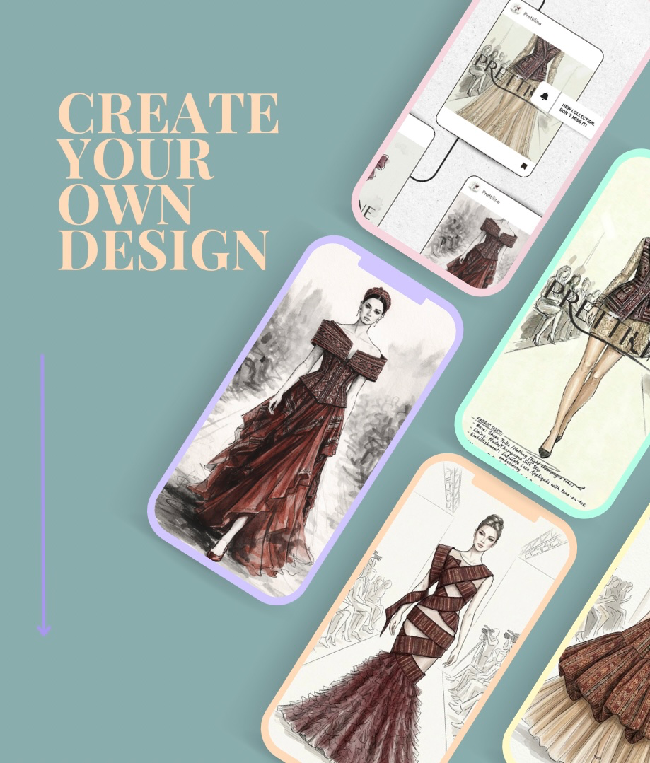 UI Pastel Mobile Phone Mock up design