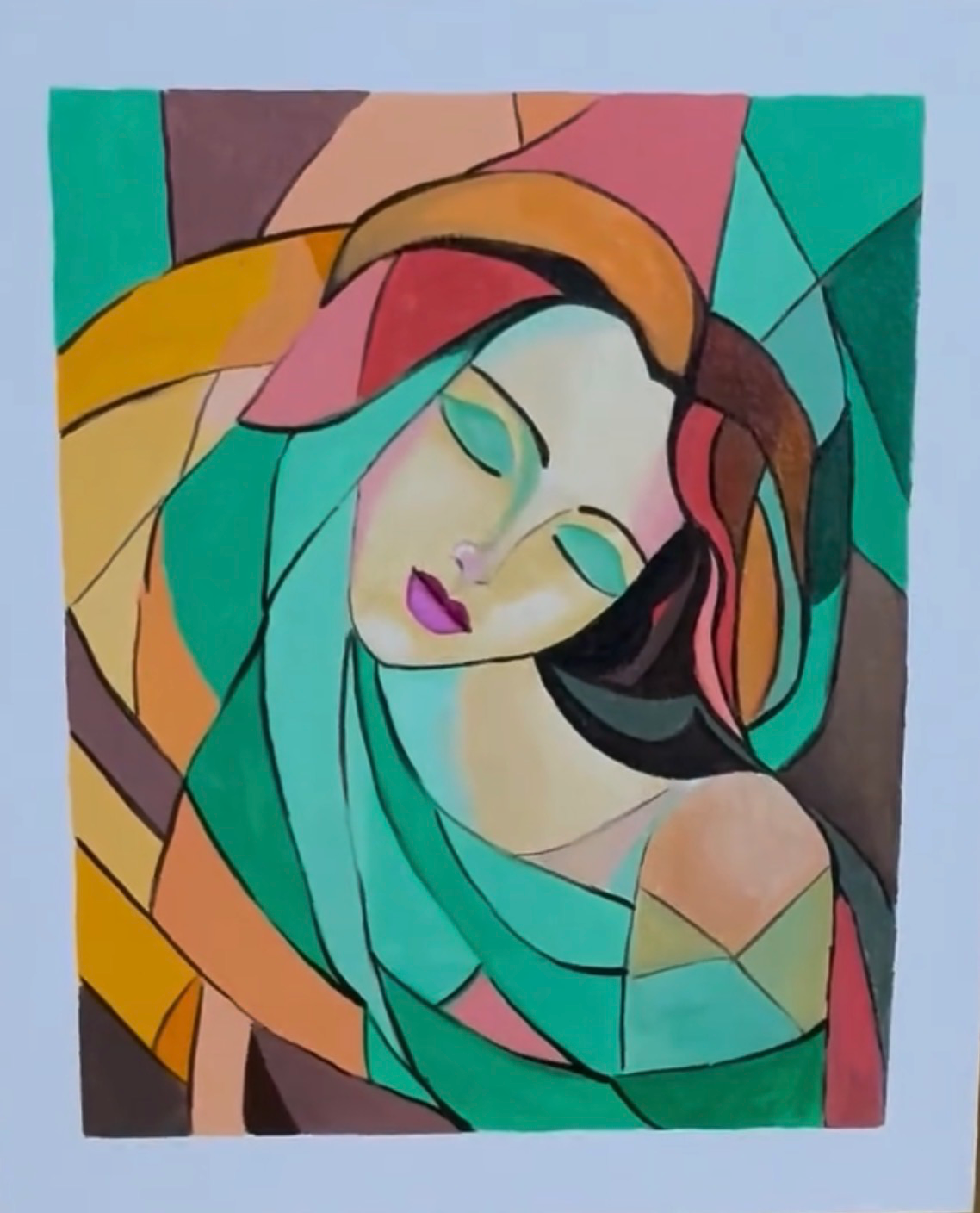 Geometric Acrylic Art !