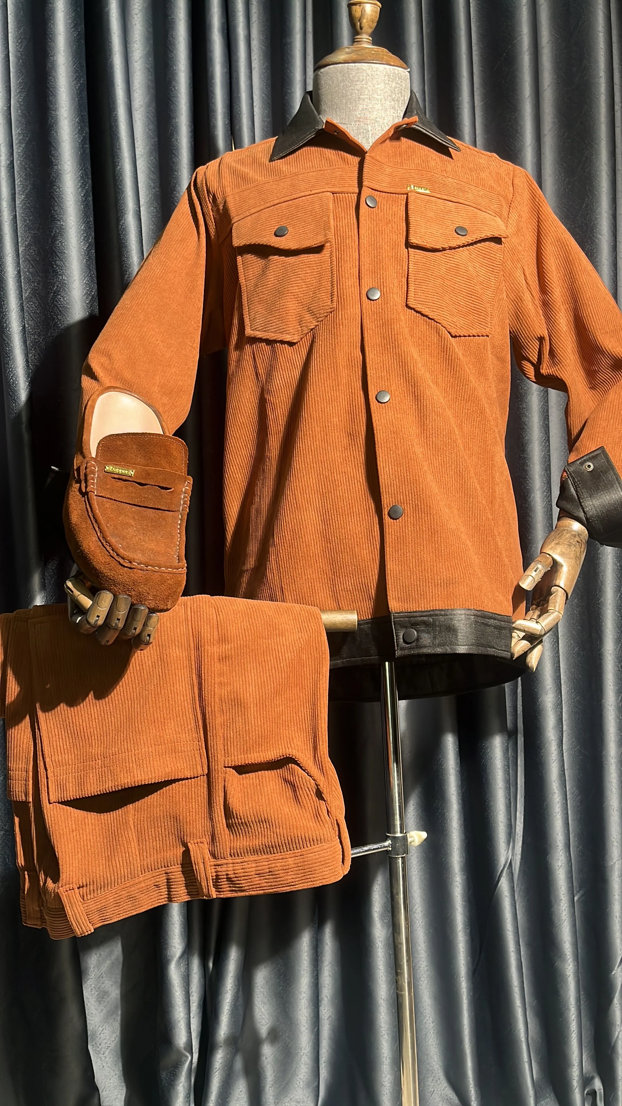D.S Jacket pants and mules
