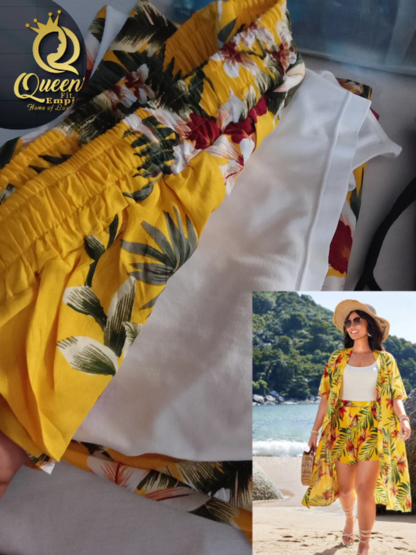 Ladies beach wear three peice set