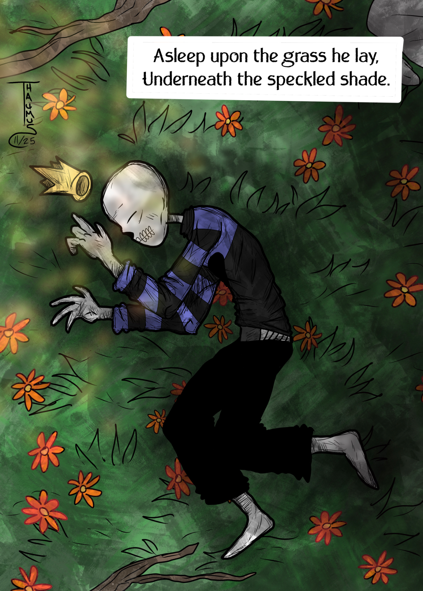 Thaumus the Bard portfolio work