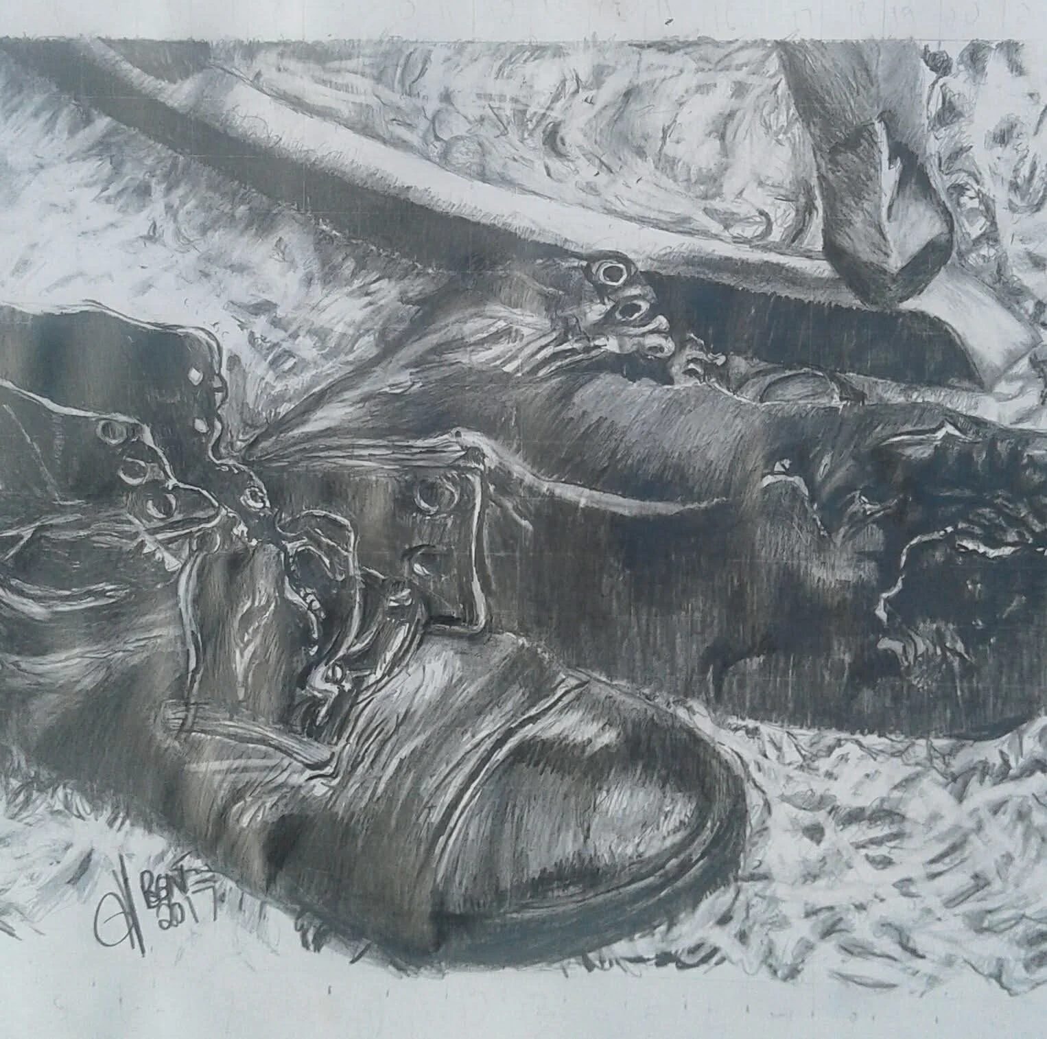 Selected Works by Ben's Easel, art