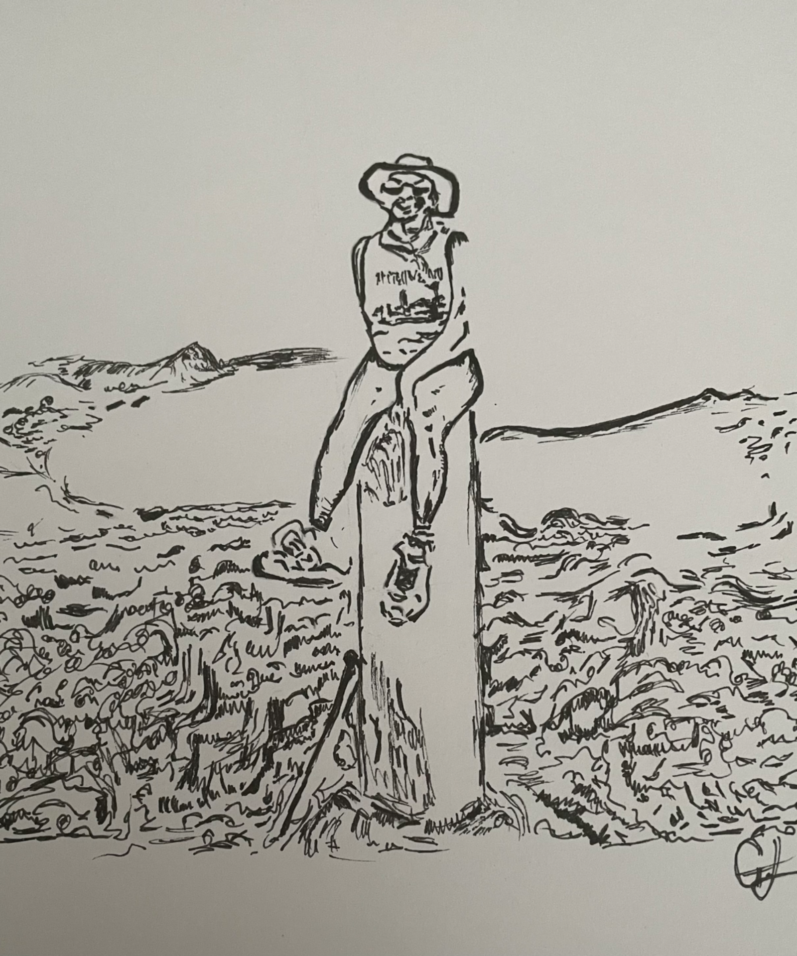Ink drawings by gabiludski, editorial design