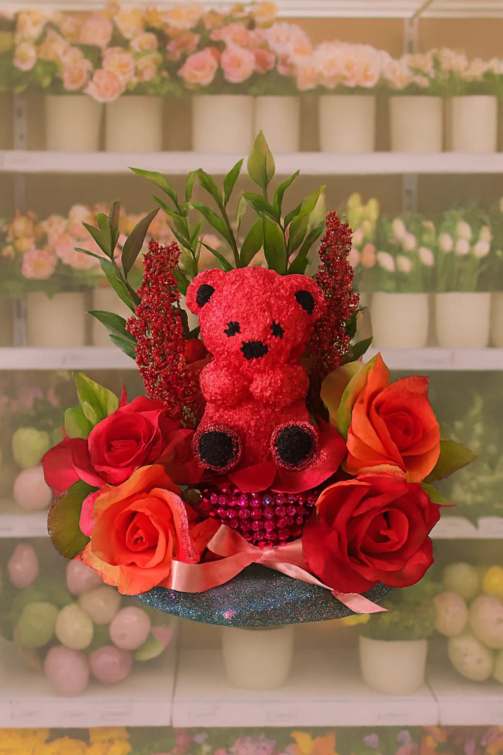 Bear world by Cherelle Wade, wax sculpturing