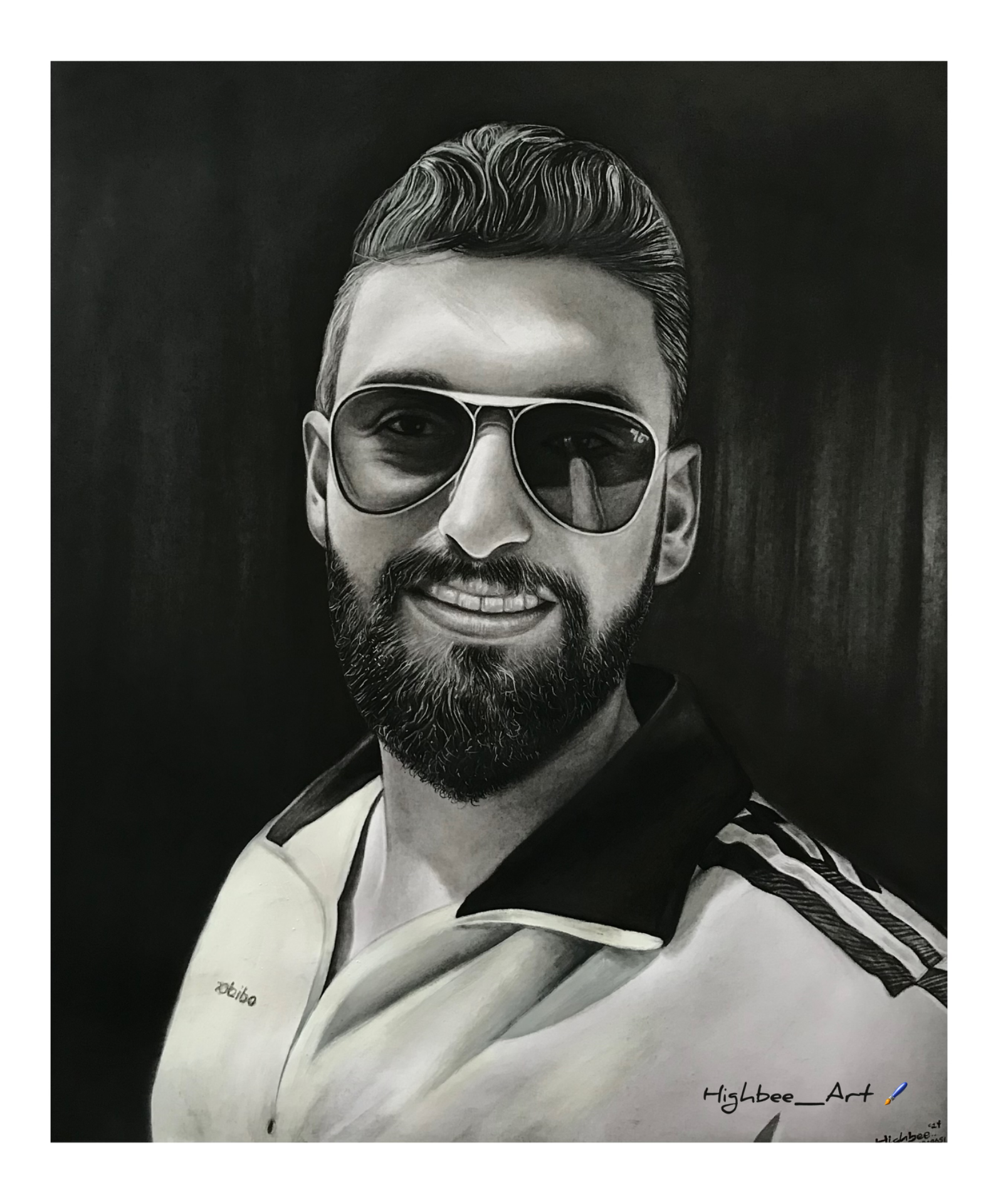 Distinguished Portrait in Oil by hammedibrahim532, fashion illustration