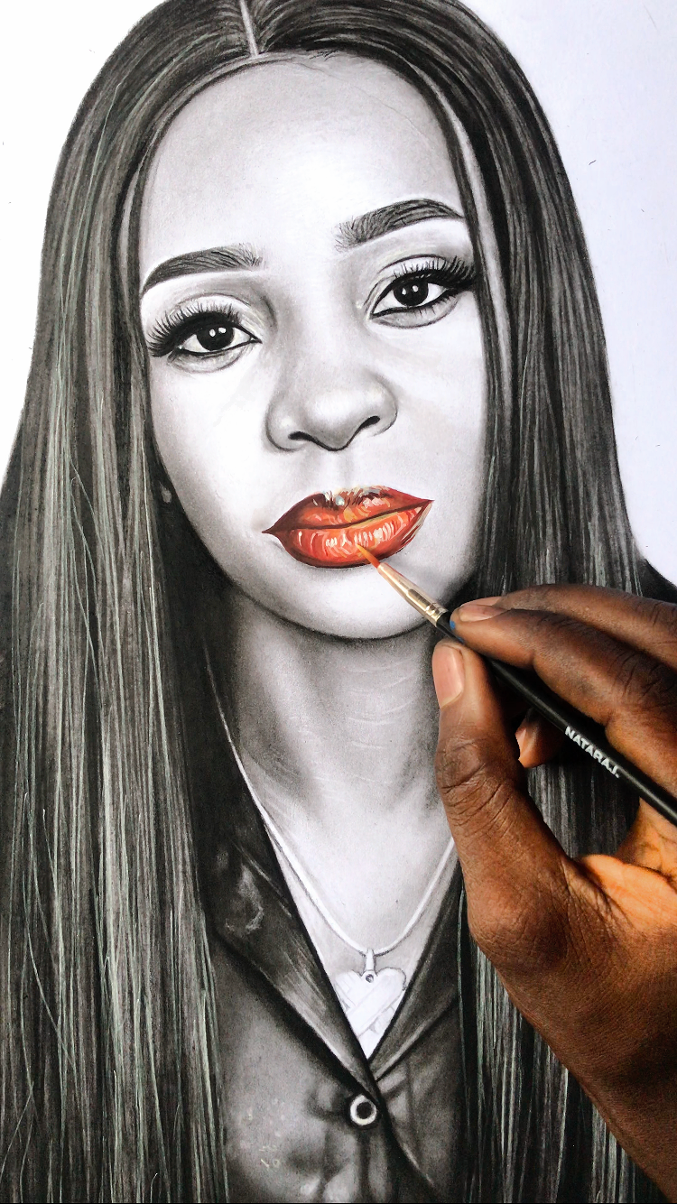 Distinguished Portrait in Oil by hammedibrahim532, fashion illustration