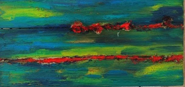 Northern light by Fran Kusters, modern art and writing