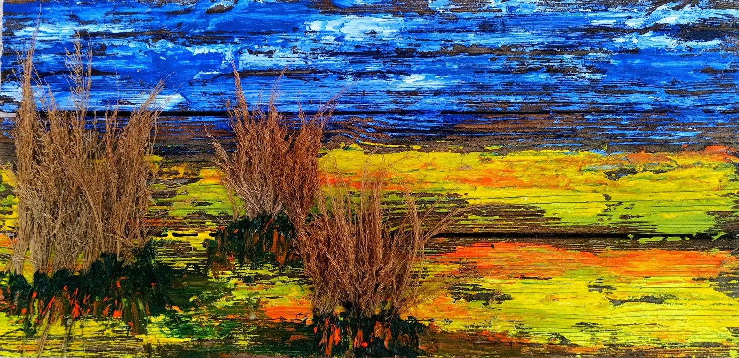 desert by Fran Kusters, modern art and writing