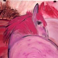 horse 3 by Fran Kusters, modern art and writing
