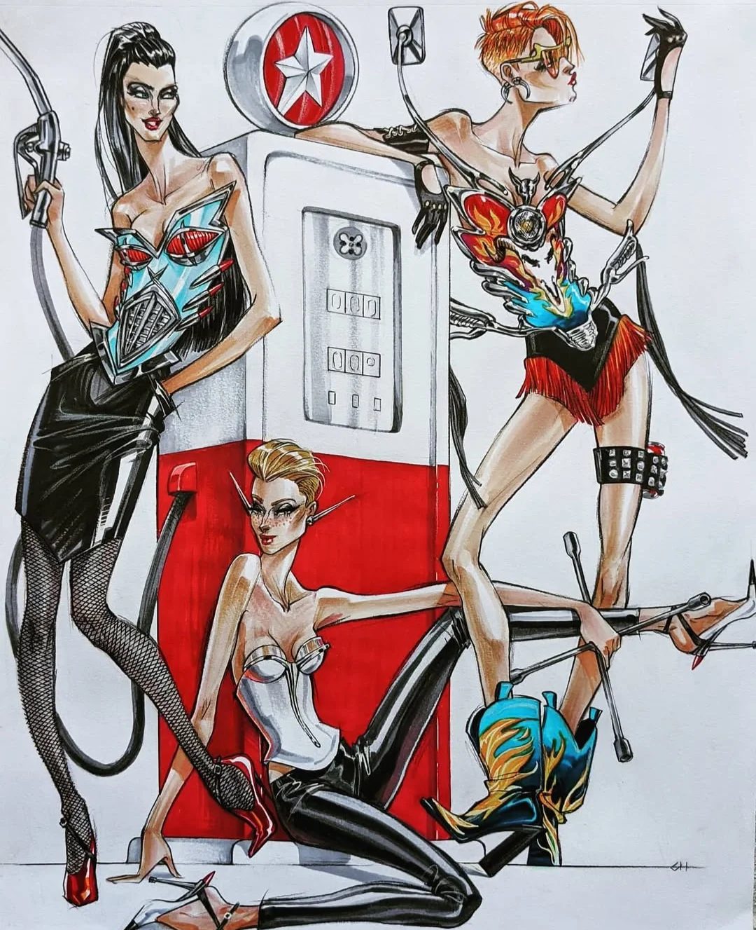 Selected Portfolio by ghartist67, illustration — fashion