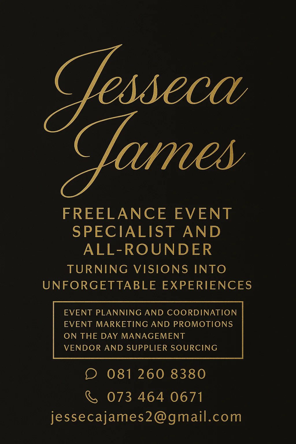 SELECTED ARCHIVE by Jesseca , events and creative business support