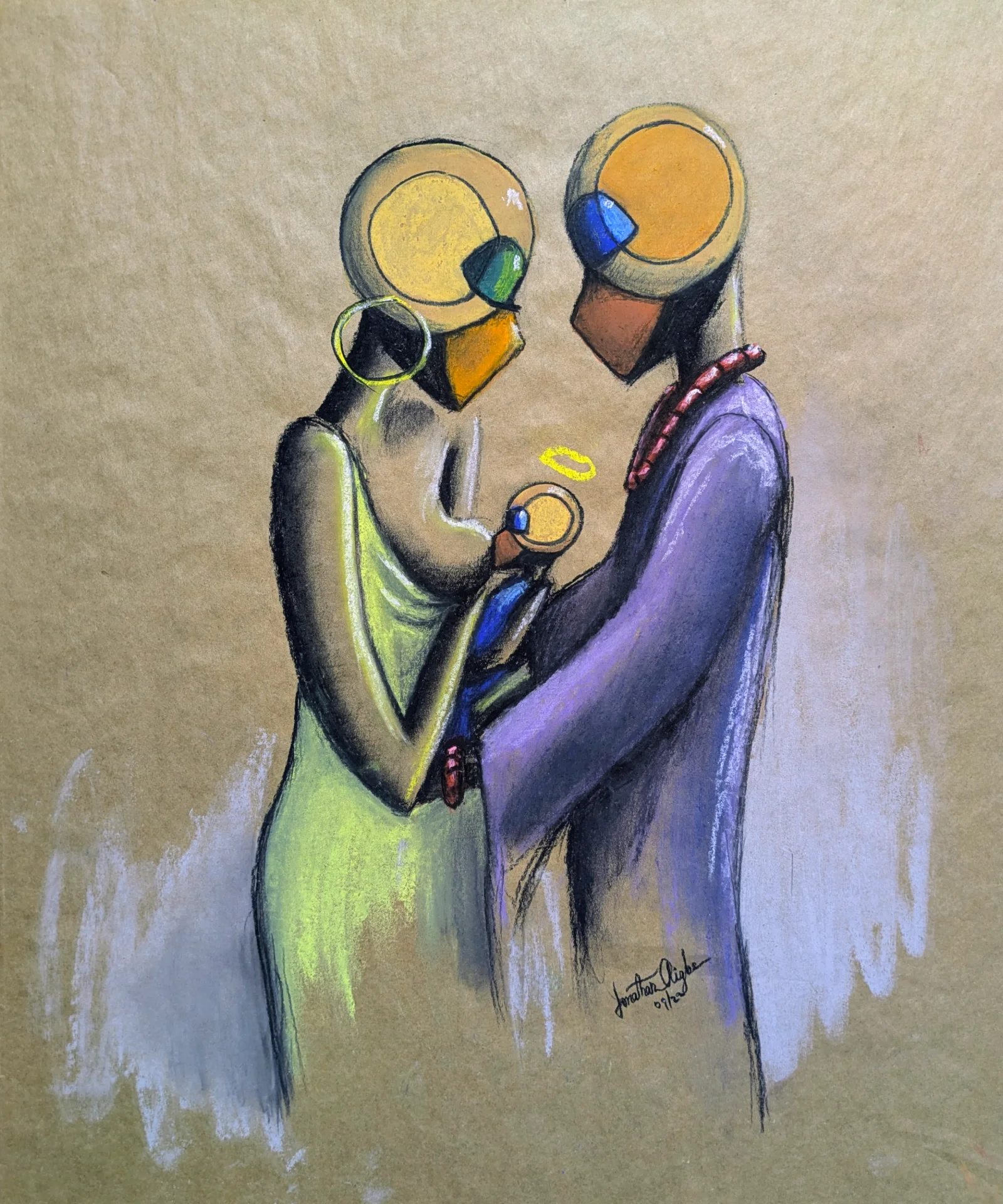 SELECTED WORKS by Jonathan Aigbe, painter