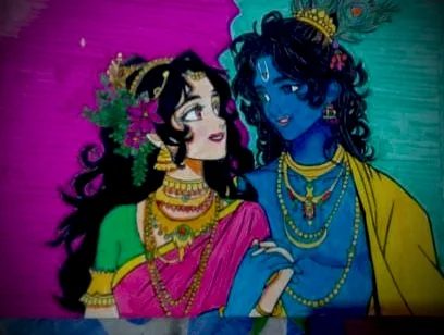 Radhe Krishna by Shivamdartist , portfolio