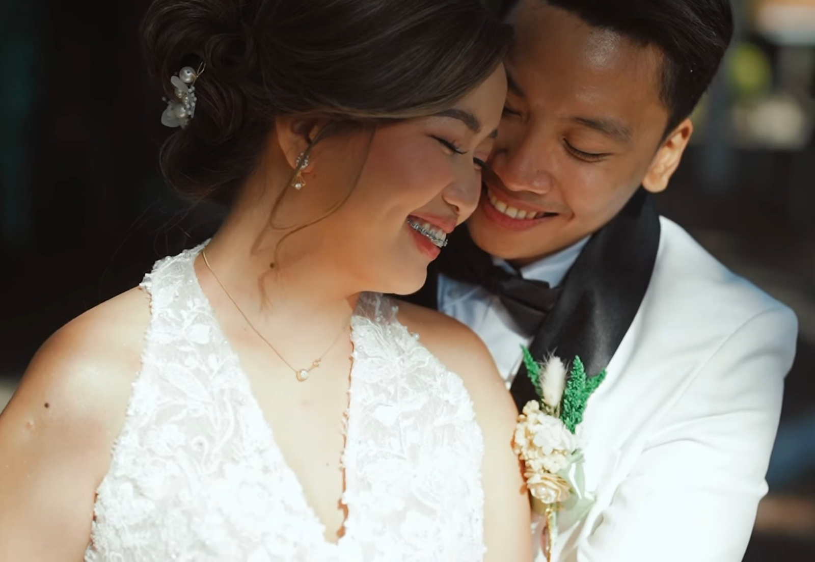 bride and groom hmu by francis samonte, editorial design