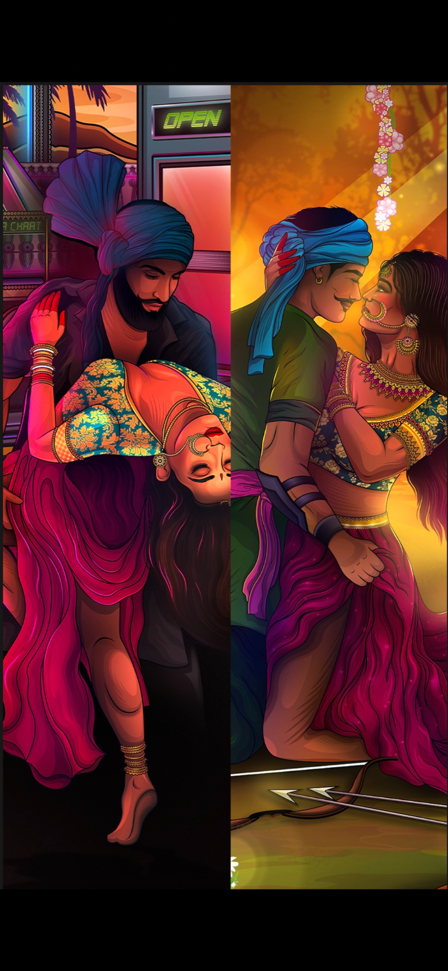 My works by vk_designs, fashion illustration