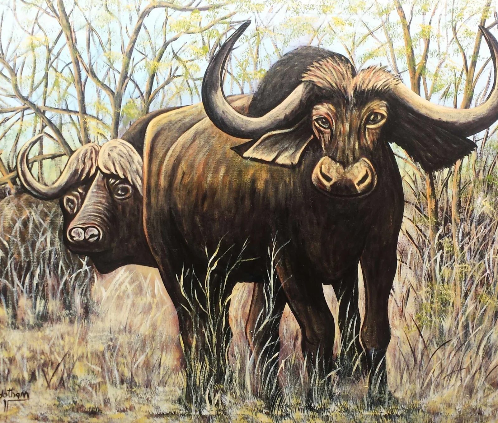 Archive of Works by Addo Christian Tham , artist / painter, landscape artist, portrait painter