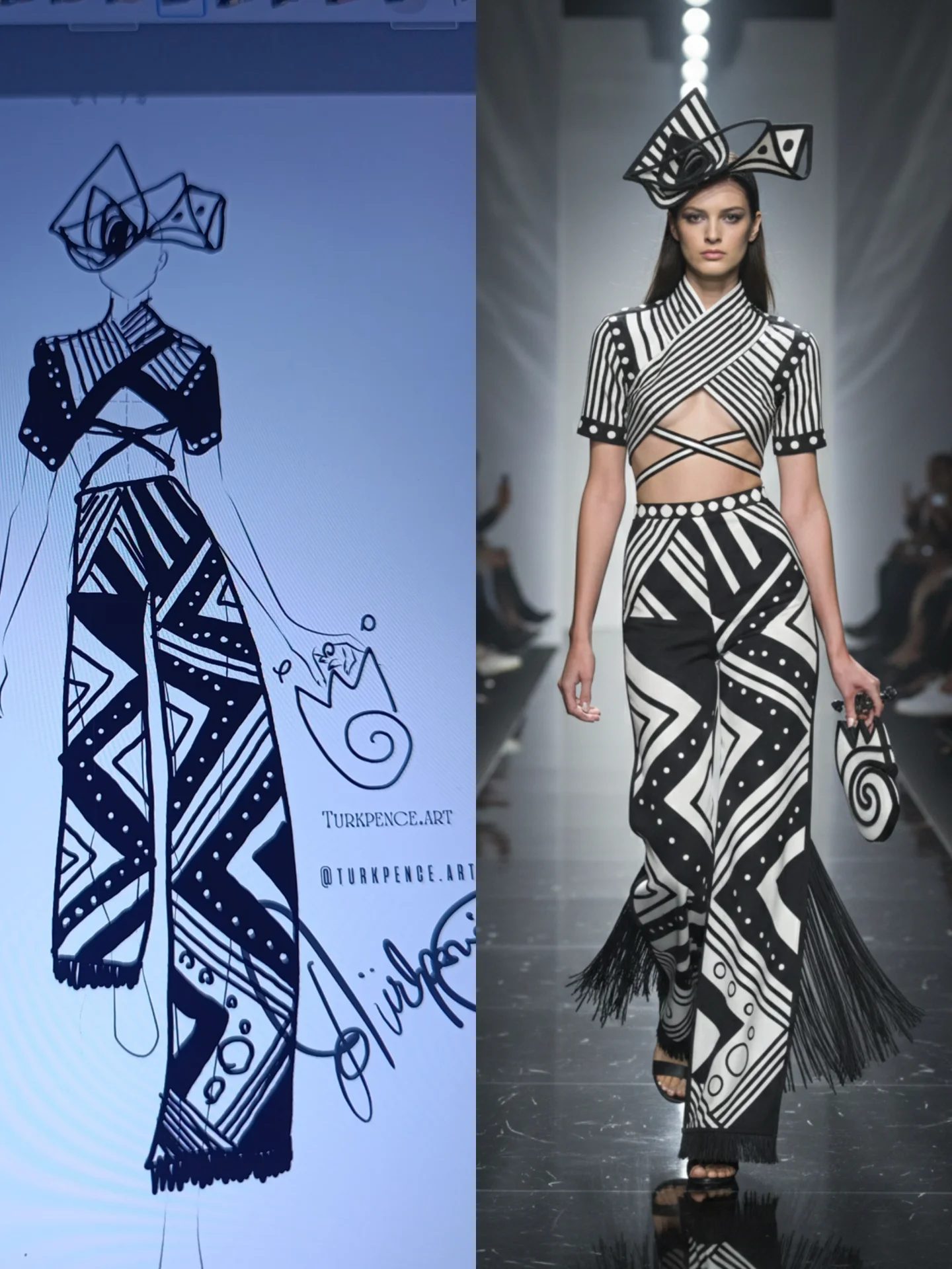 Selected Works by Jijuba.art, fashion illustration
