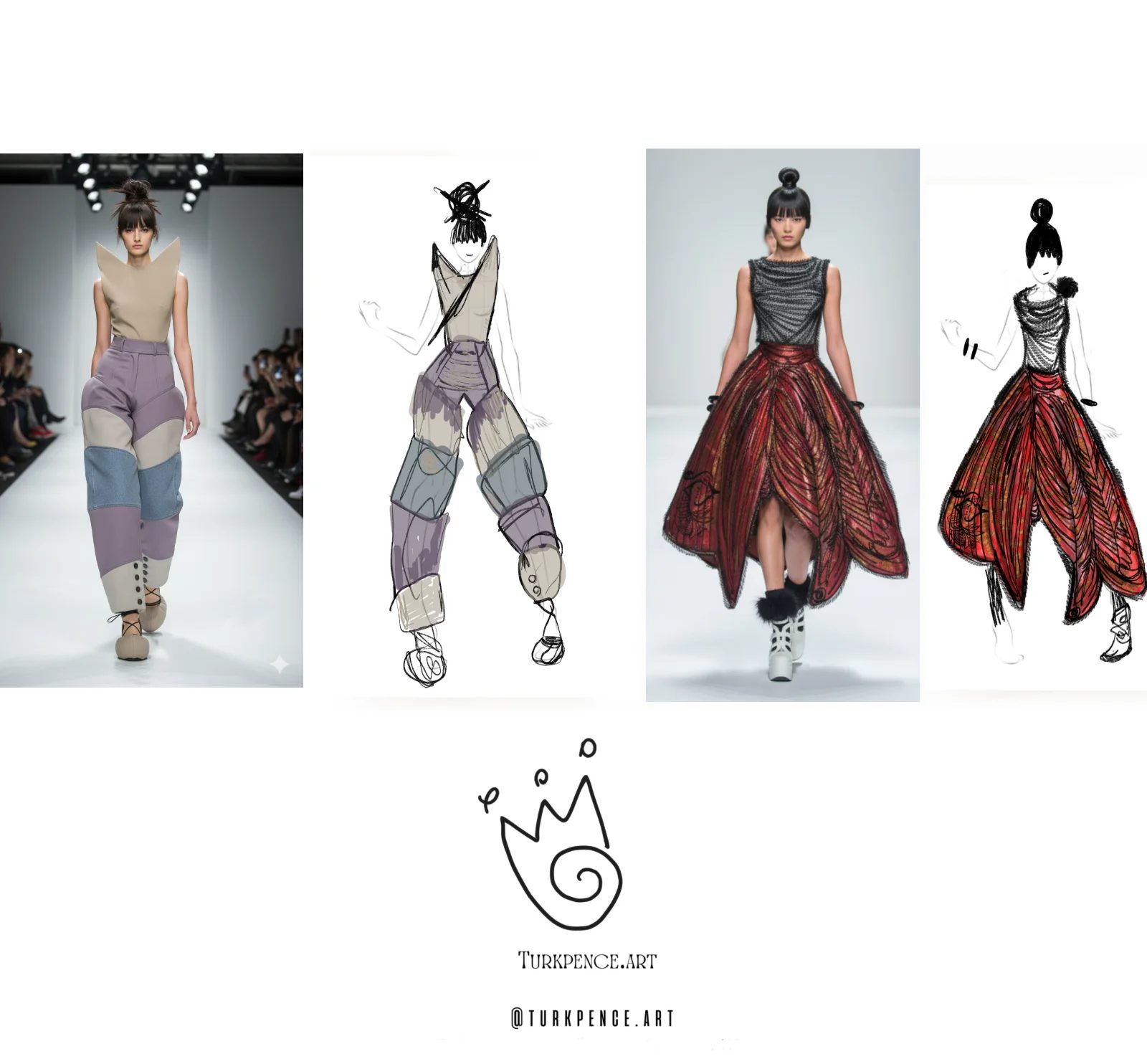 Portfolio by Jijuba.art, fashion illustration