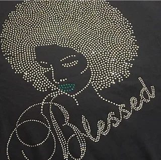 Rhinestone shirt by Udezine4u, fashion illustration
