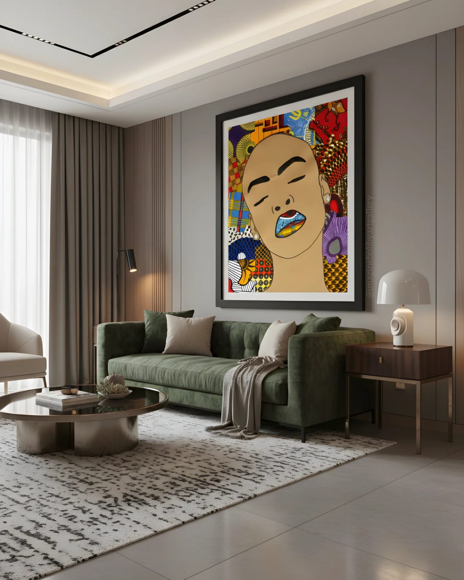 OLAMMA by Onyekachi Eneh, mixed media artist