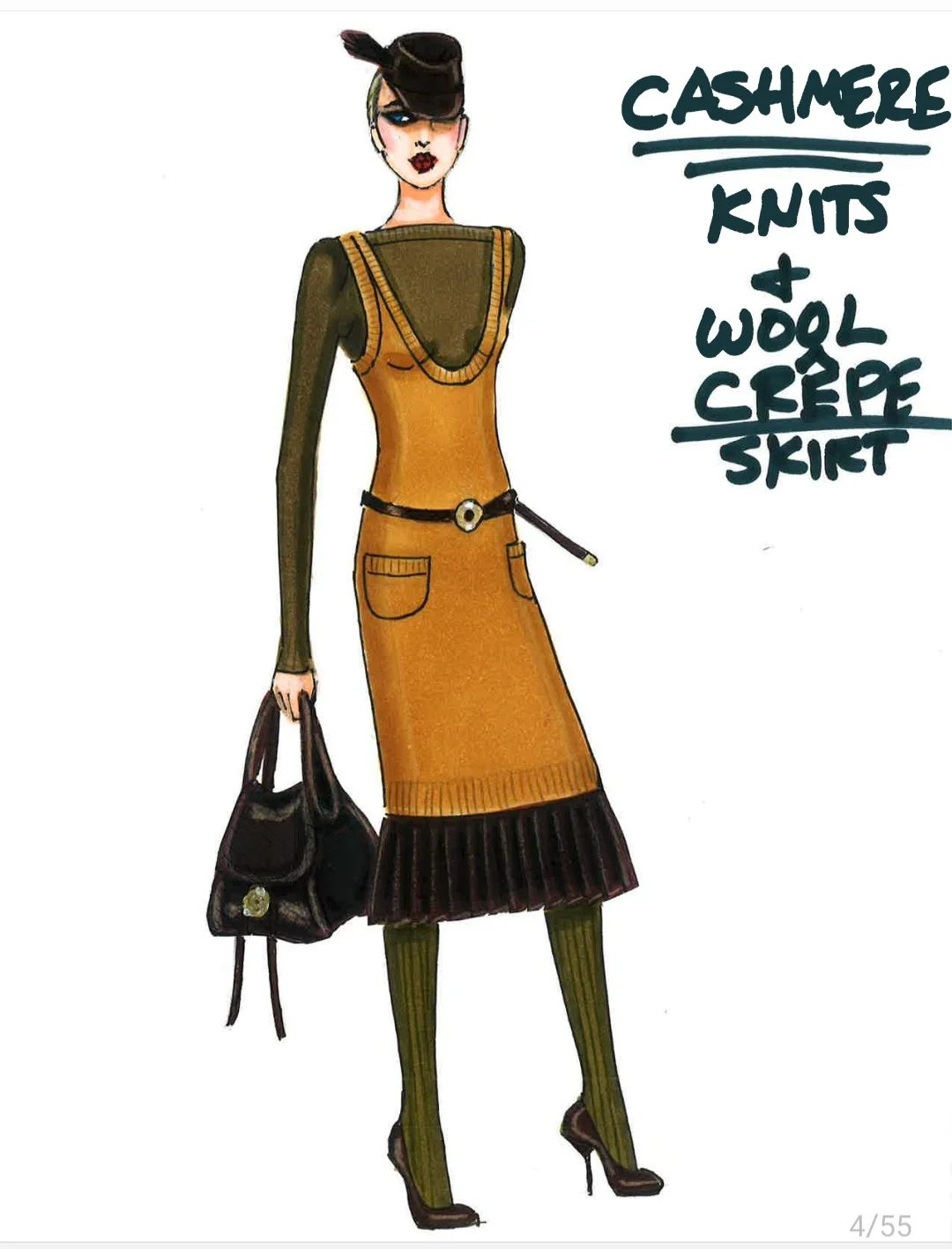 SELECTED ARCHIVE by Steve Goss, fashion illustration