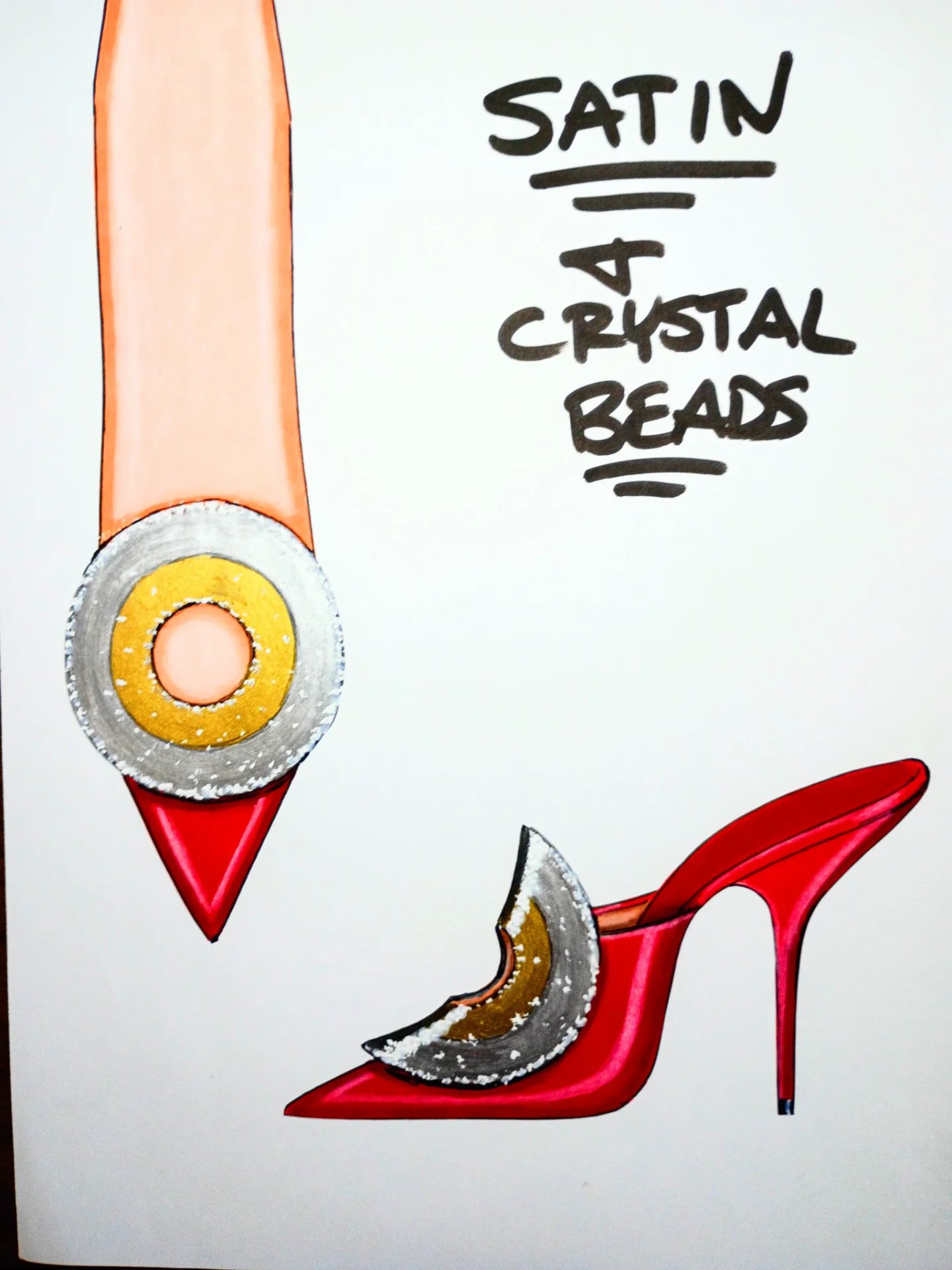 Fashion FW 2021/Shoes SS 2026 by Steve Goss, fashion illustration