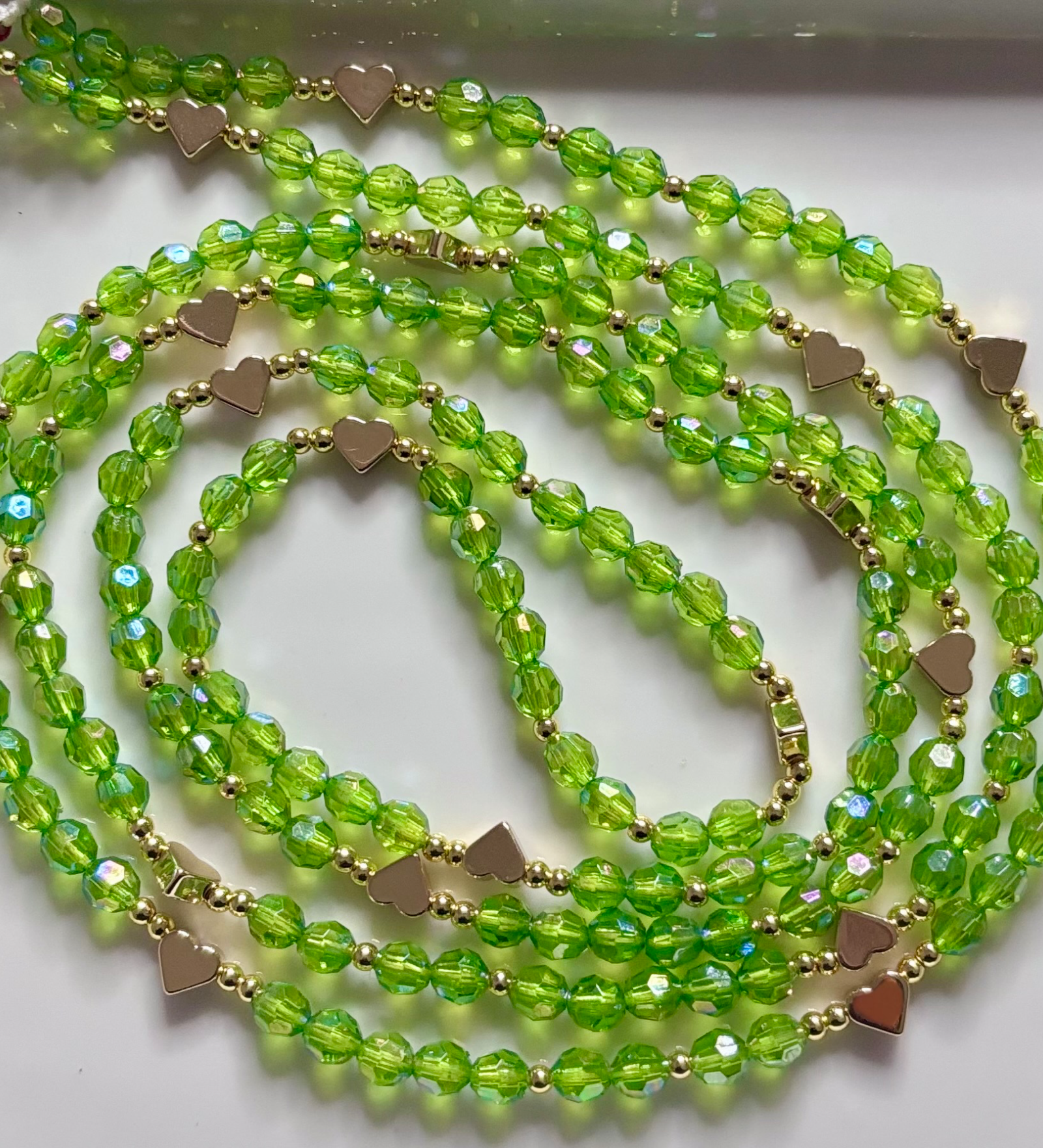 Waistbeads, Crystal Bracelets, Wellness Kits by letsgetwaisted_atl, handmade jewelry