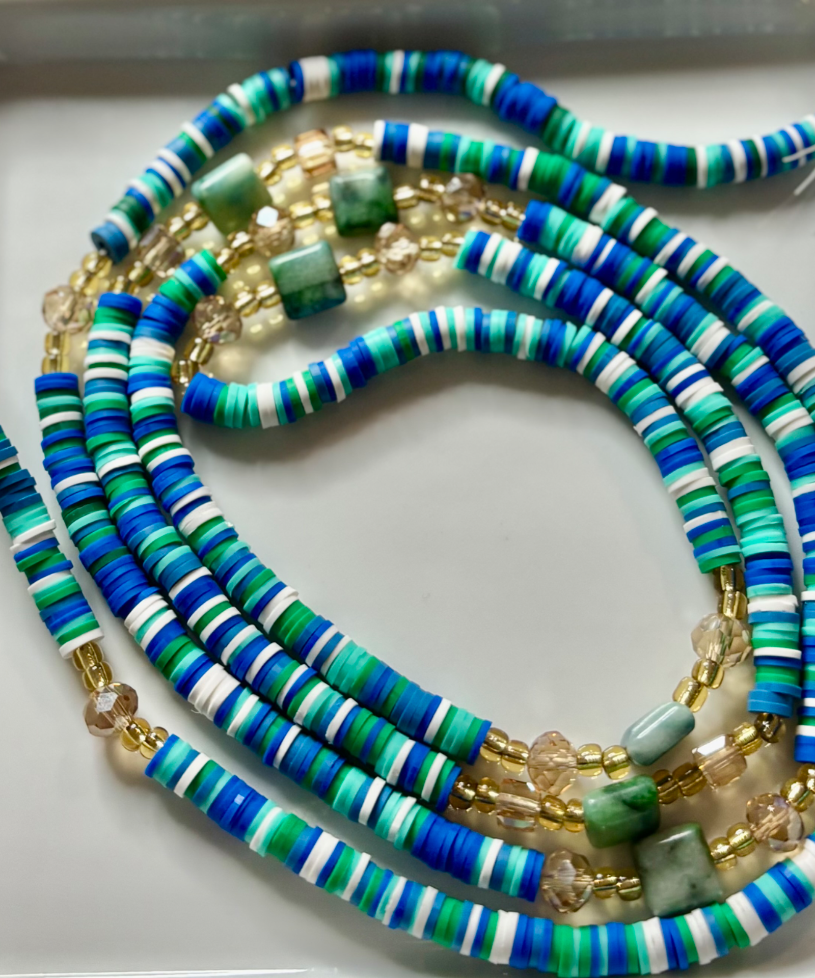 Waistbeads, Crystal Bracelets, Wellness Kits by letsgetwaisted_atl, handmade jewelry