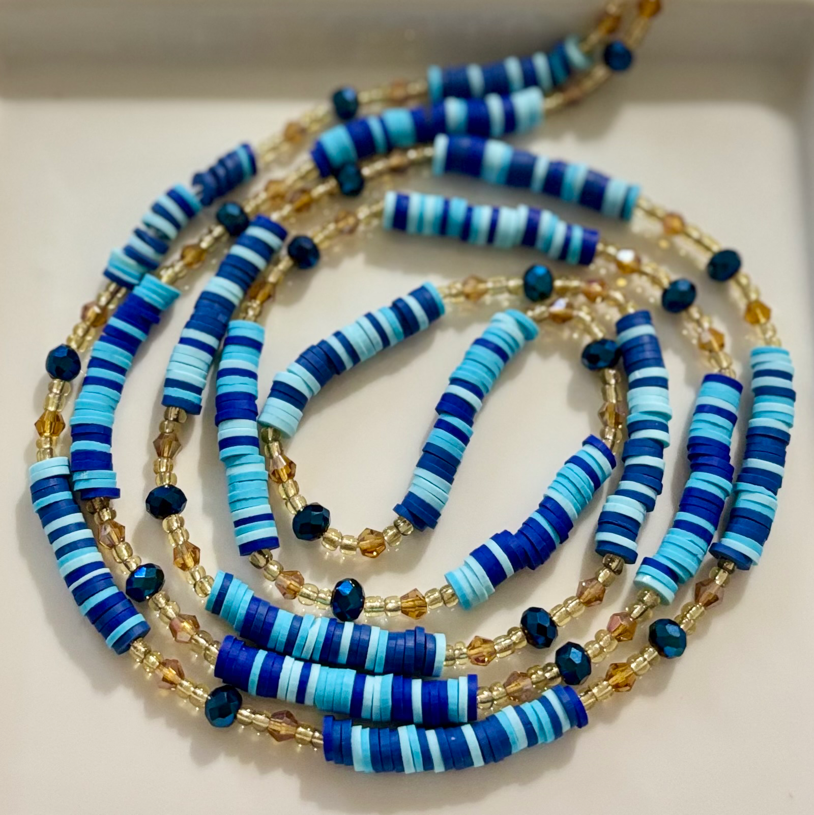 Waistbeads, Crystal Bracelets, Wellness Kits by letsgetwaisted_atl, handmade jewelry