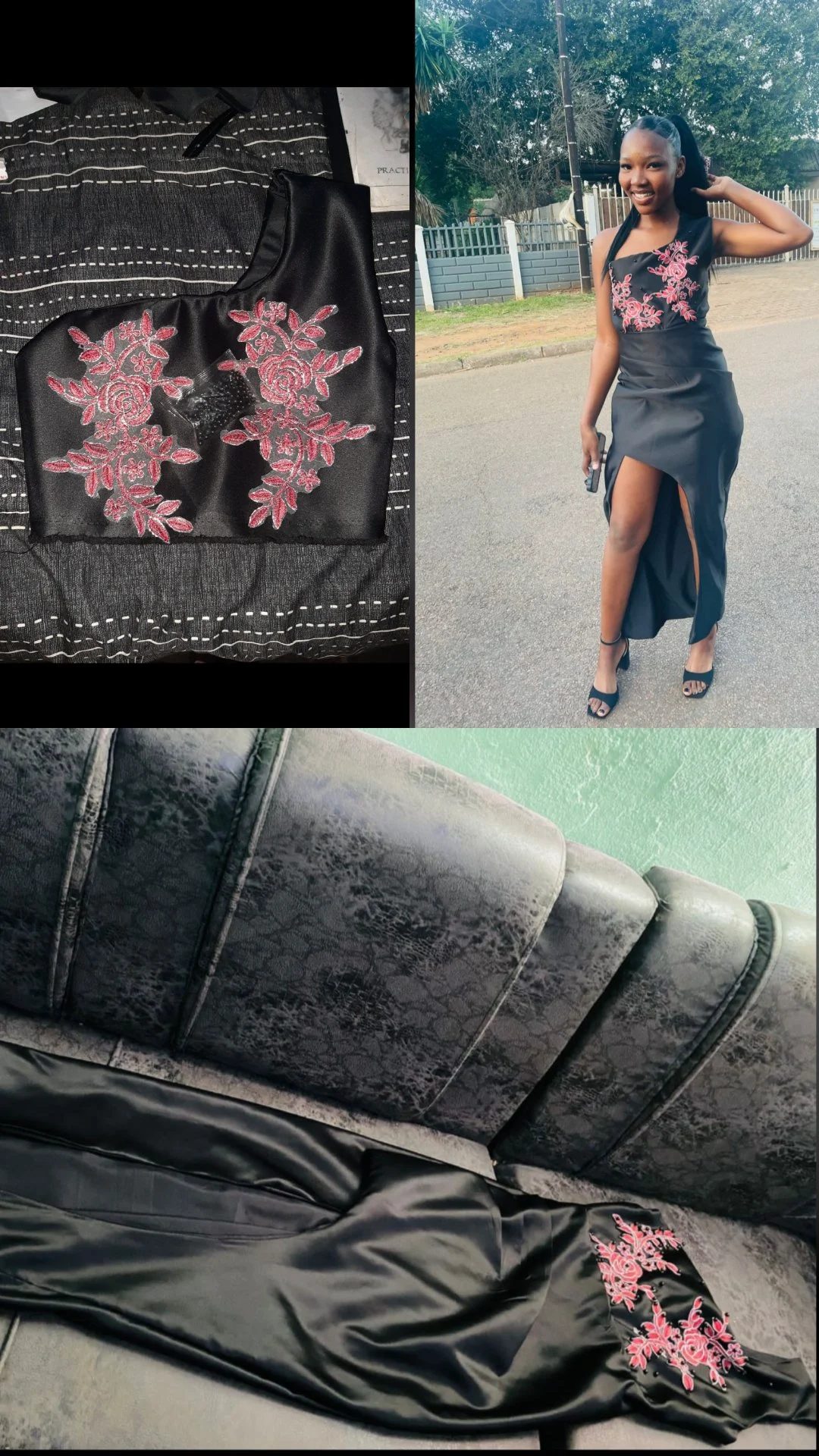 Black Dress by nthabisenglucia.932, before and after