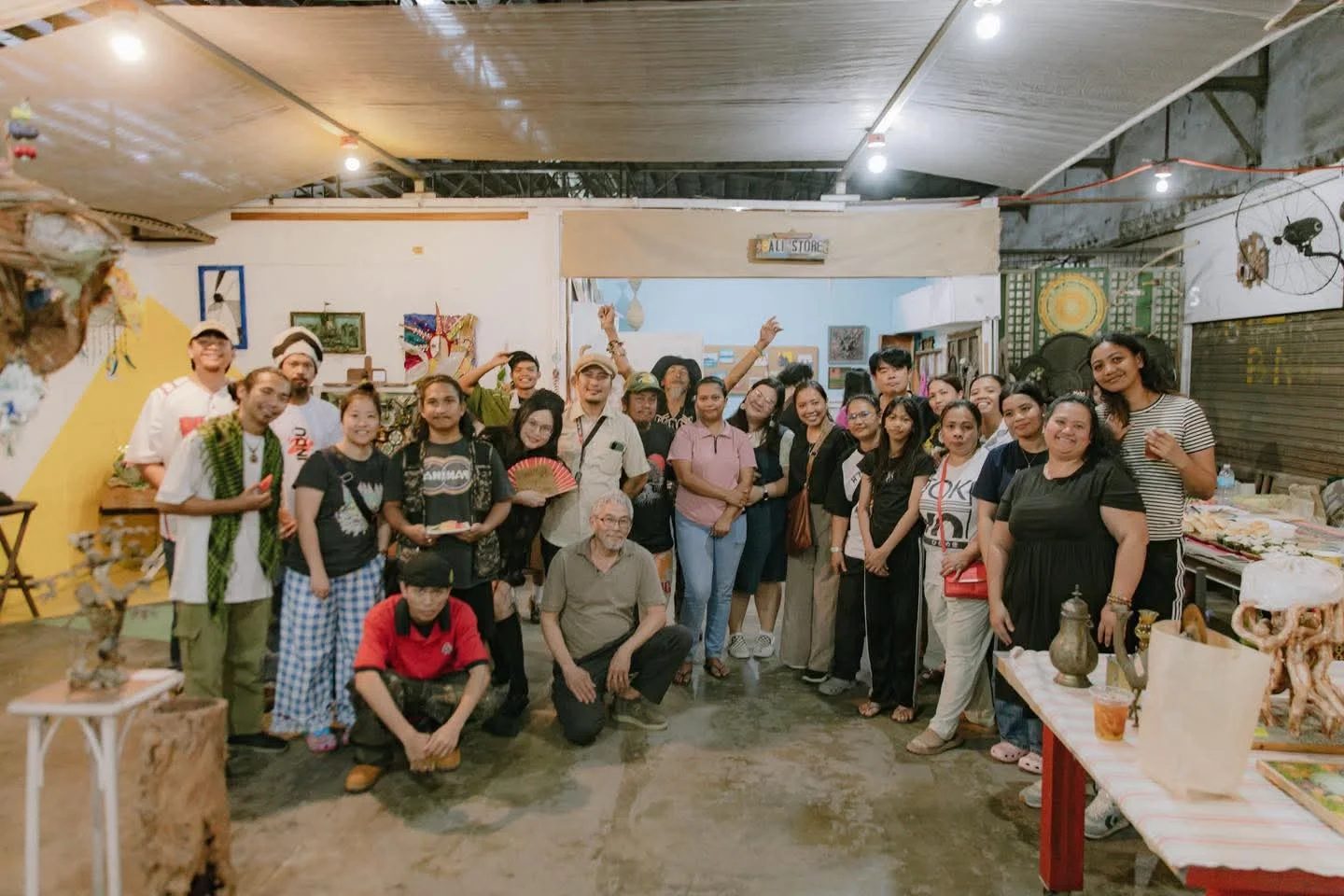 With the Culture Shack family by Dee Lao, writer, filmmaker, performance art, singer, english teacher
