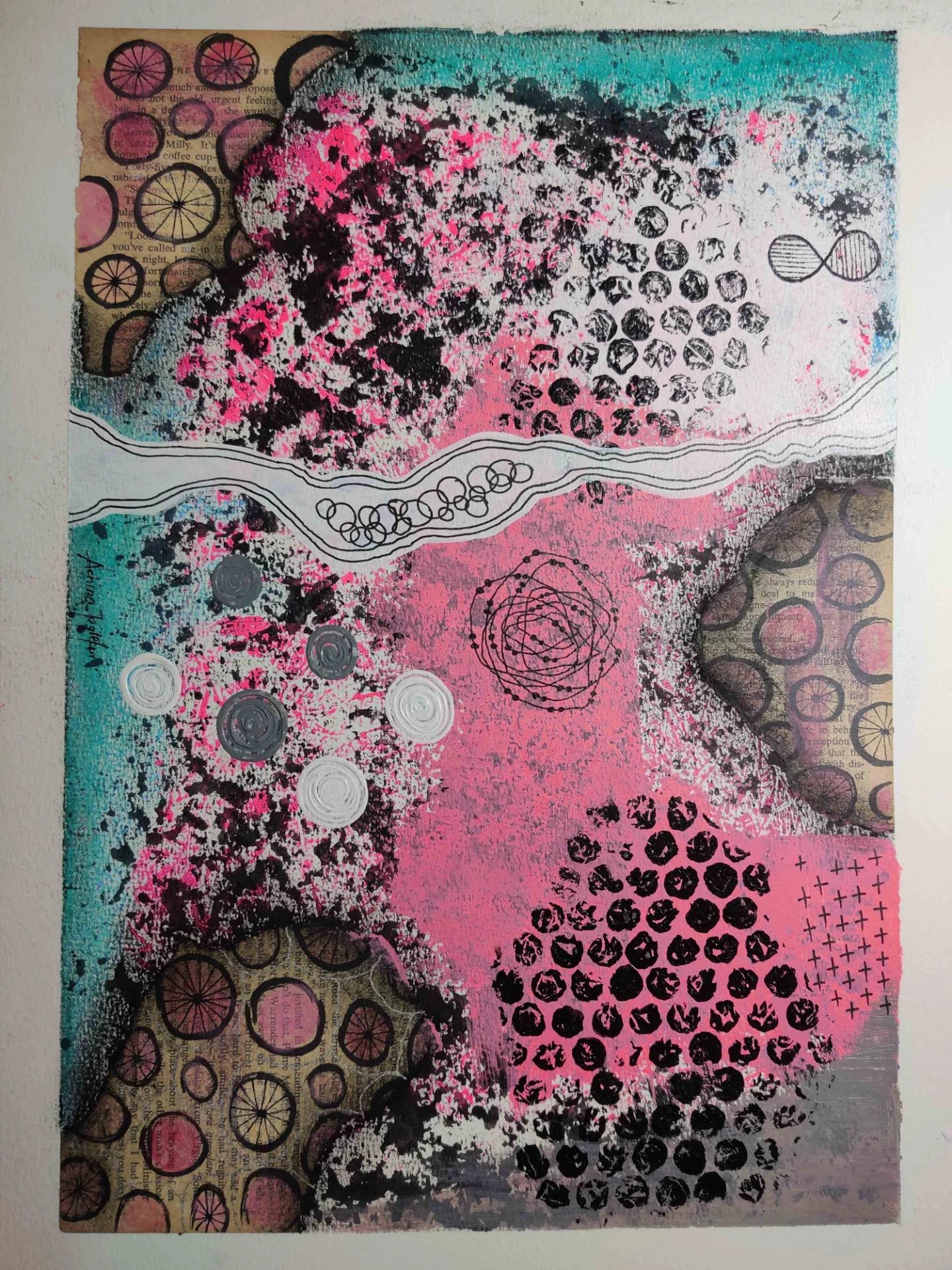 Abstract art works by theartyvet7, abstract artist