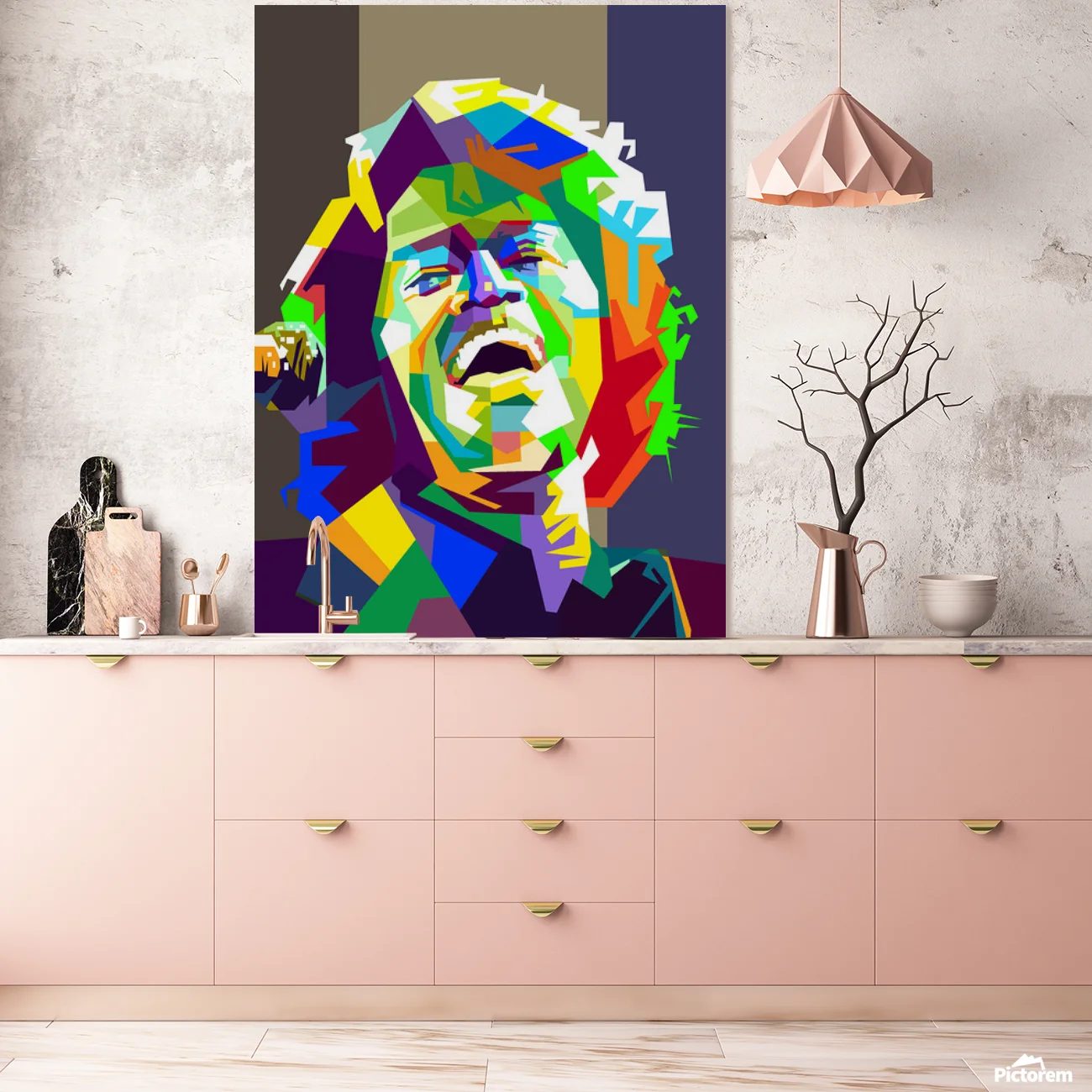 James Brown Pop Art WPAP Style Illustration by Artkreator, fashion illustration