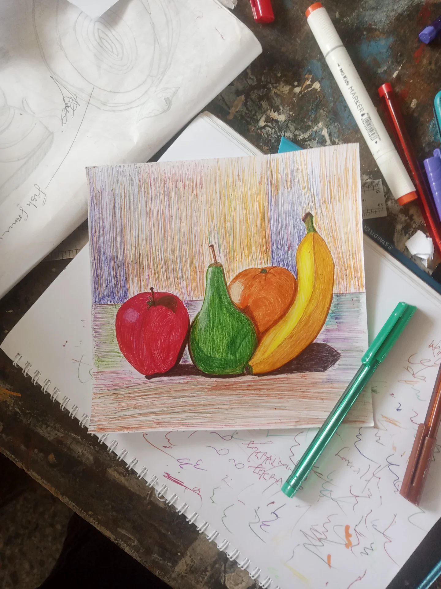 Piece of 🎨 Art 🎭 by Abdulwahab Kadiri Ewela , i specialize in painting and drawing....also i do ceramics