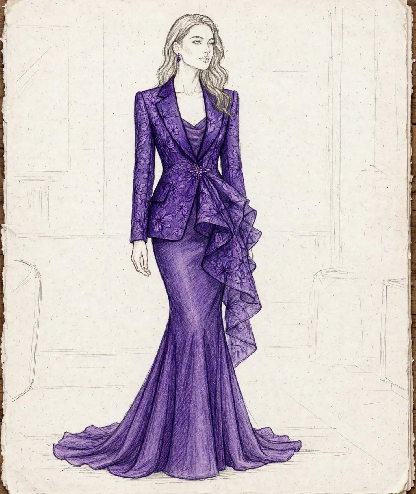 Selected Illustrations by Princy Bosco, fashion — fashion design