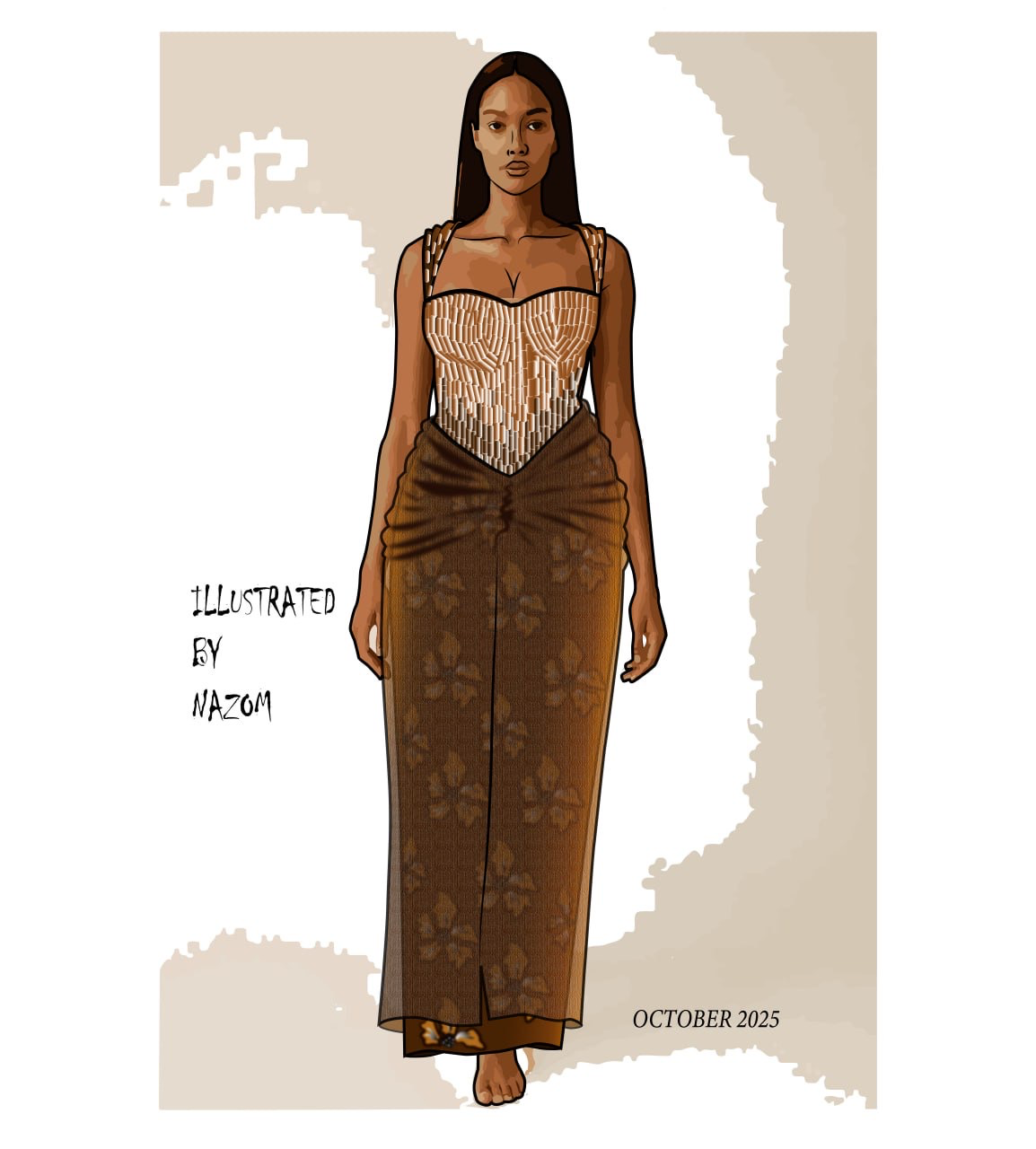 SELECTED CONCEPT SKETCHES by Illustrated By Nazom, fashion illustration
