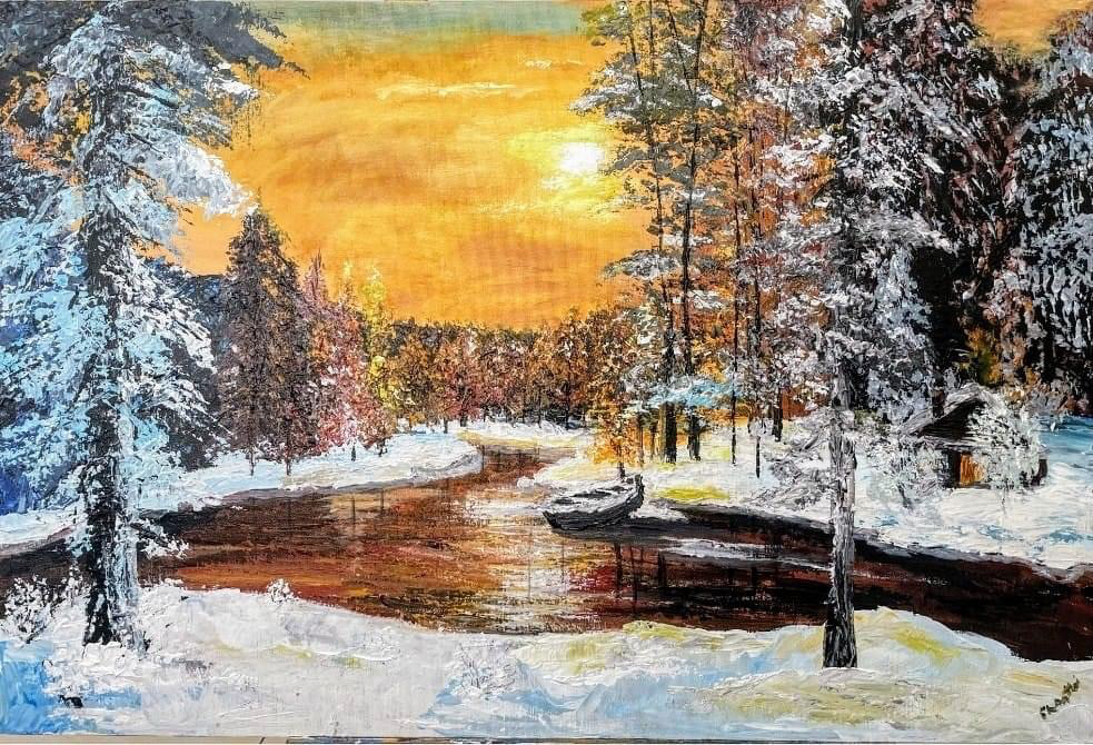 Portfolio by Shanthi Srinivasan , acrylic canvas painting artist