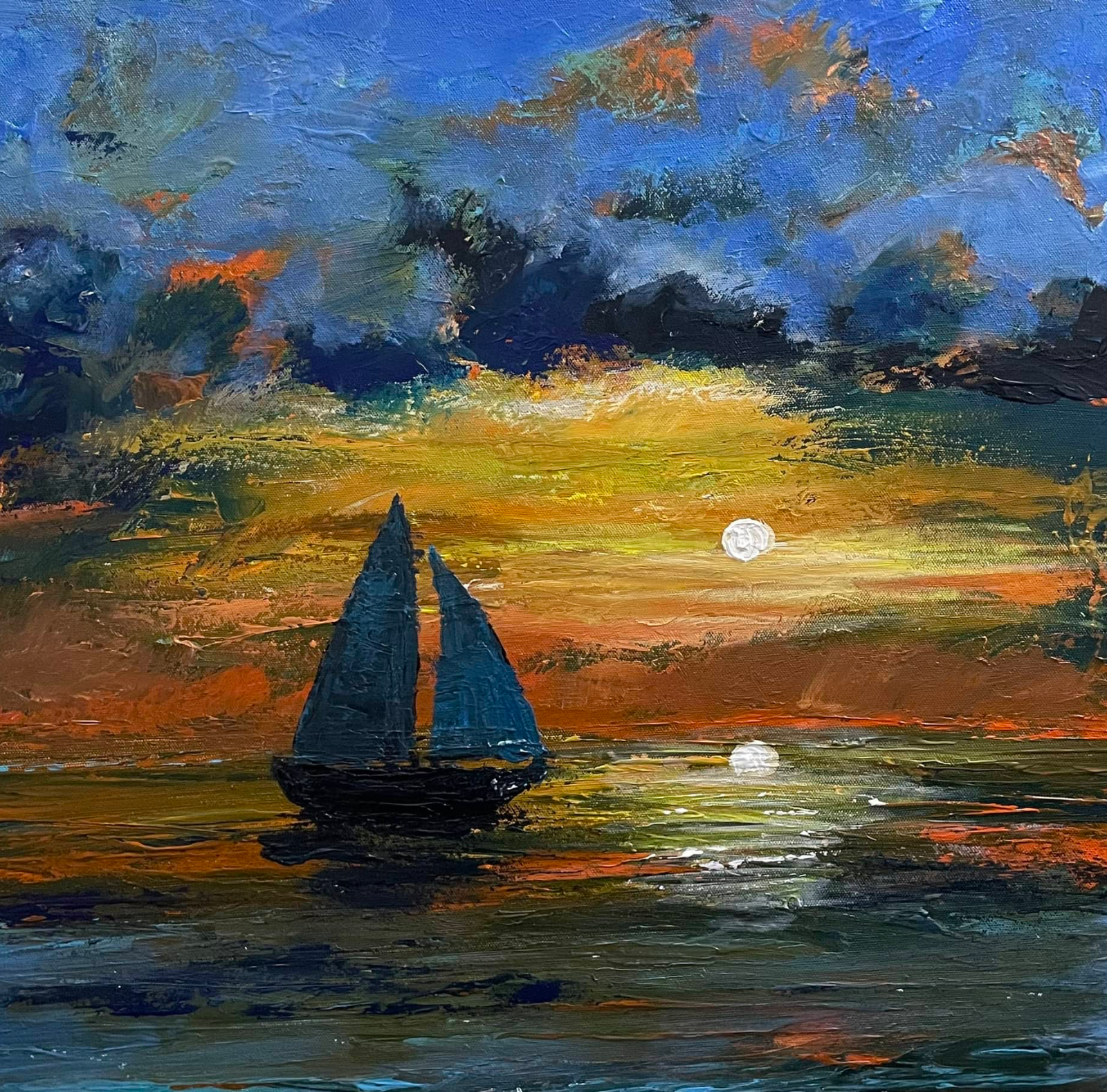 Portfolio by Shanthi Srinivasan , acrylic canvas painting artist
