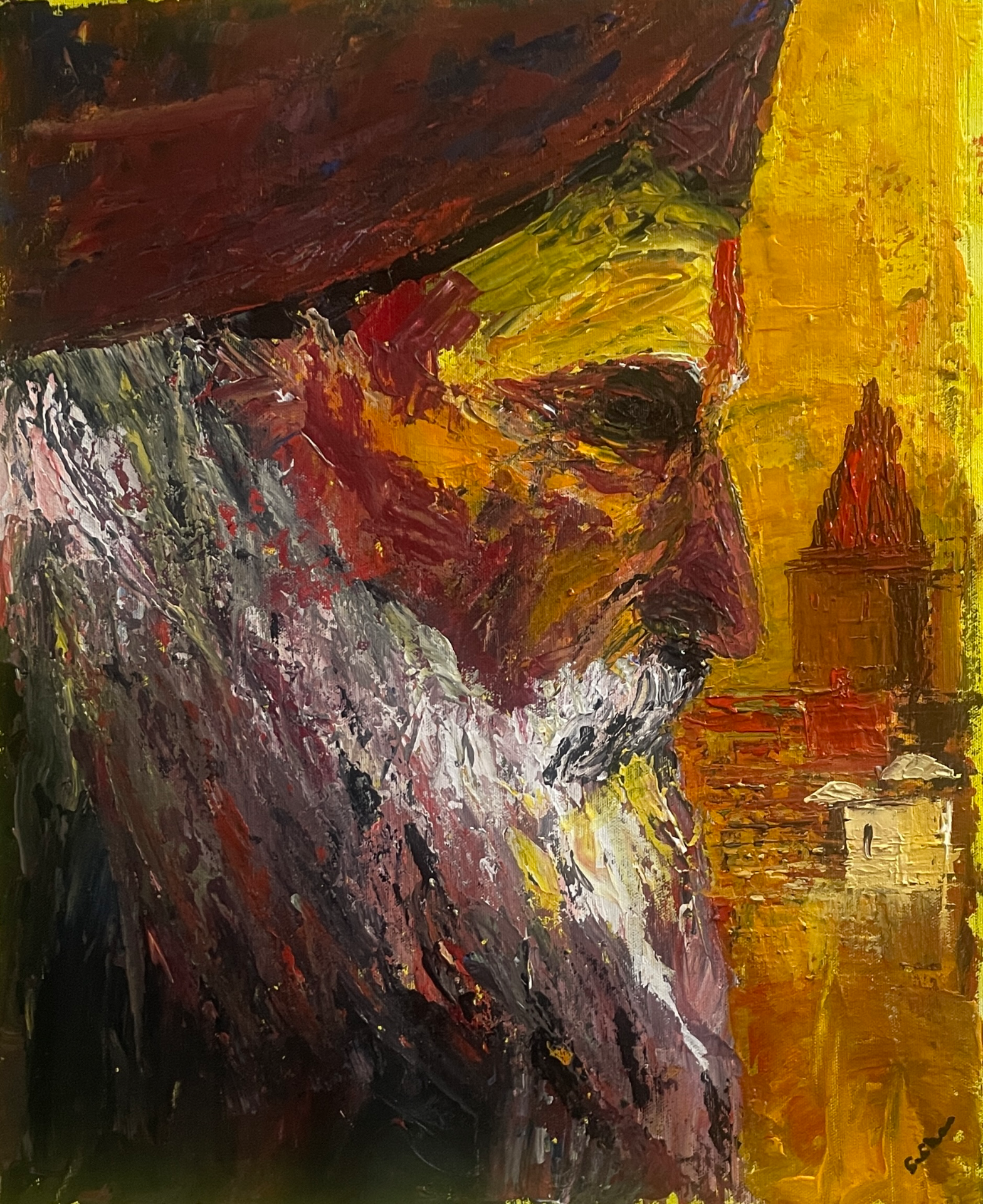 Selected Works by Shanthi Srinivasan , acrylic canvas painting artist