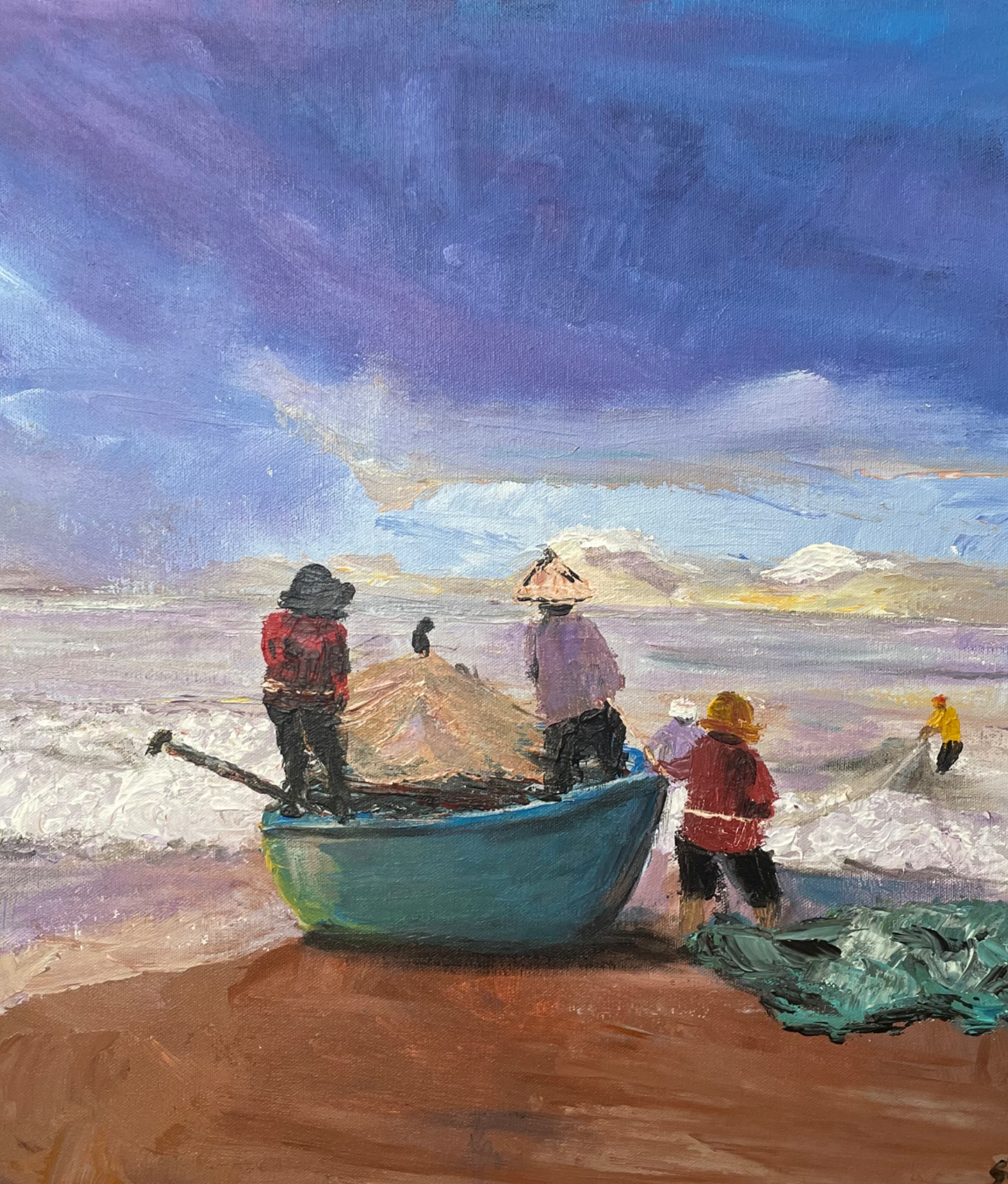 Portfolio by Shanthi Srinivasan , acrylic canvas painting artist