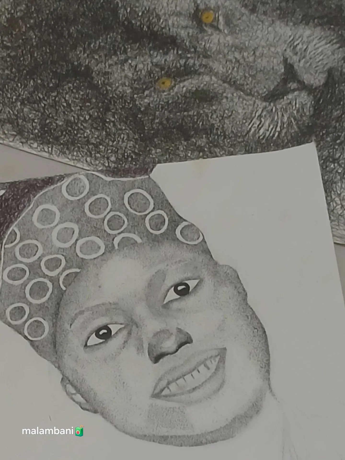 Wife, work in progress by collen bhebhe, fine art — mixed media