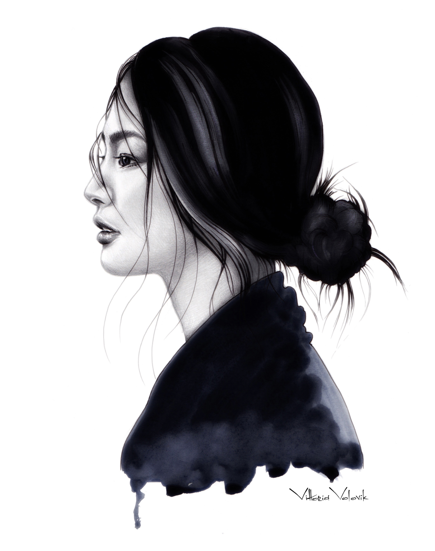 SELECTED ARCHIVE by vittoriavolovik, fashion illustration