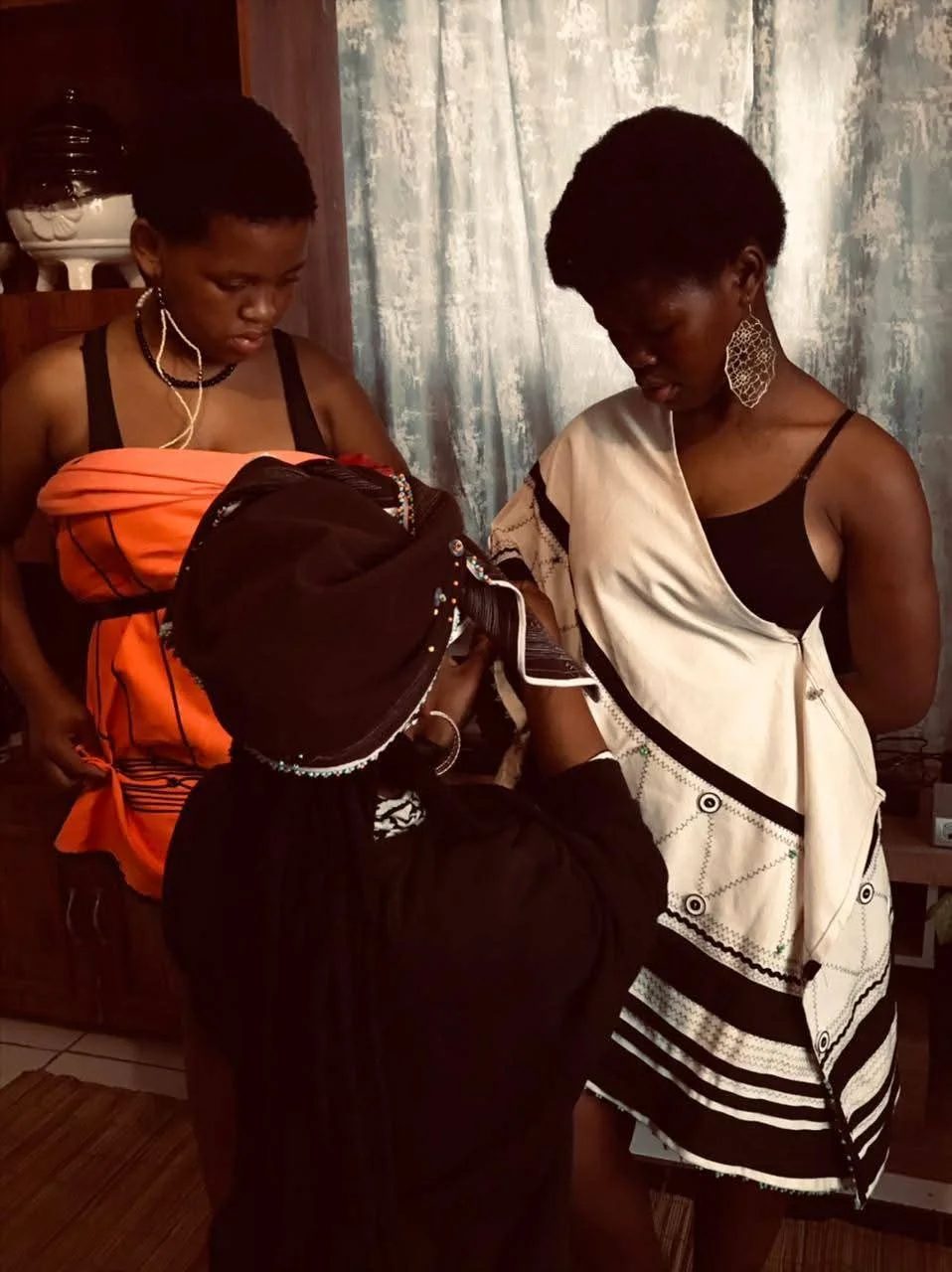 Preparing for Miss Athenticity by Ashante Swazi satsha, art creative and entreprenuer
