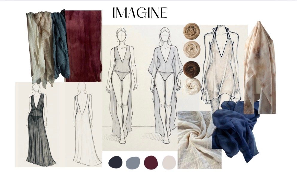 Flowing dresses and fabric by janieamoia, fashion — fashion design