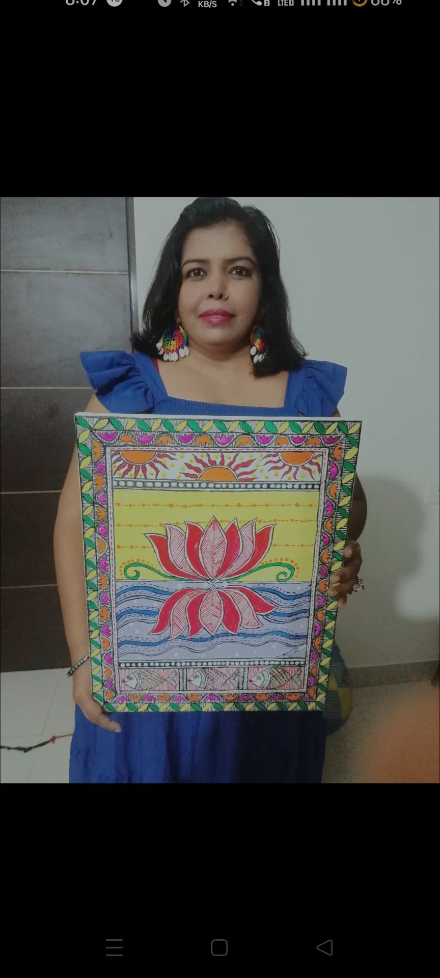 Madhubani painting by vandana2k10, my artwork